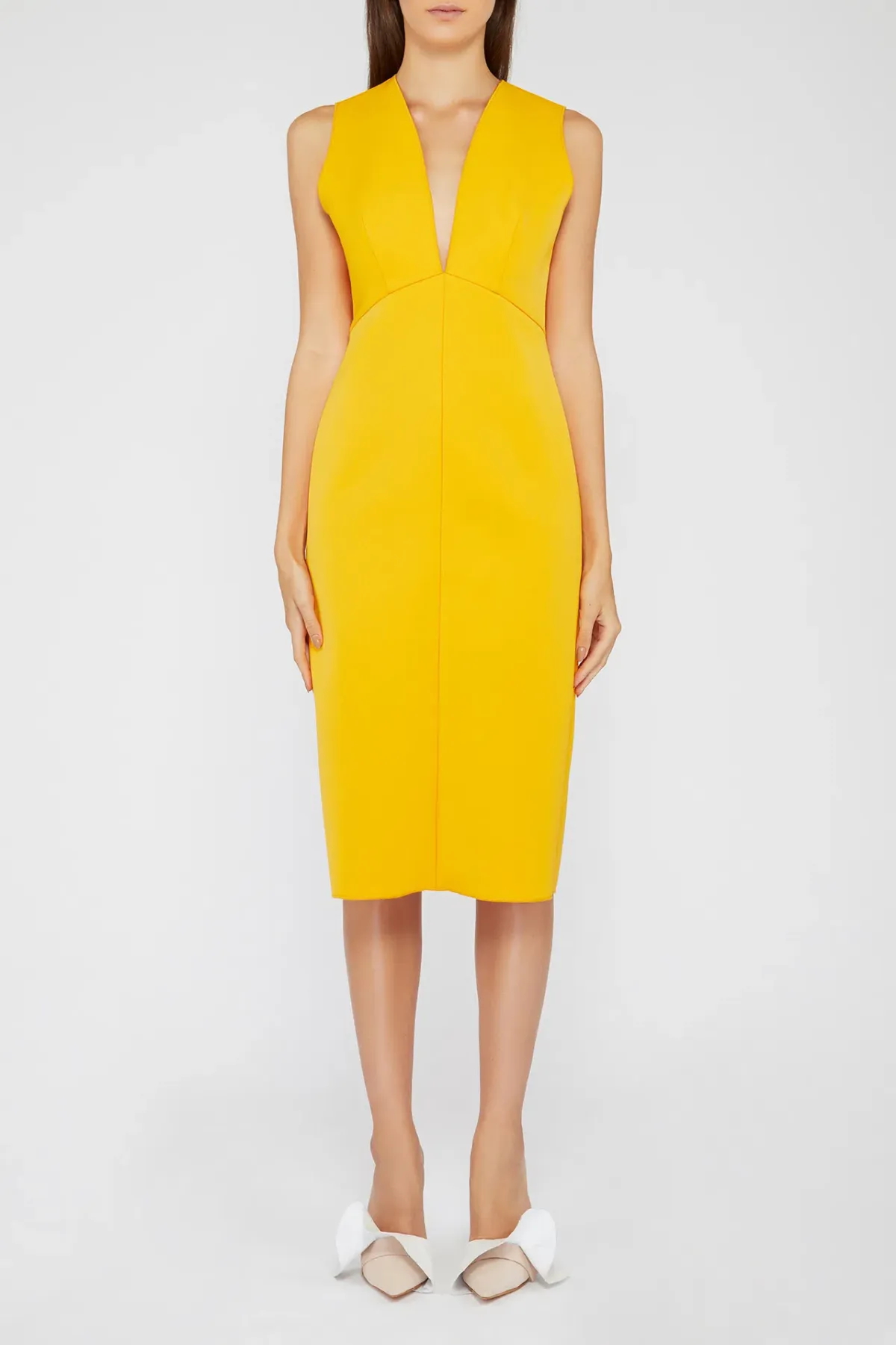 Acler Fincher Dress Citrus Yellow Size 8 - Image 1
