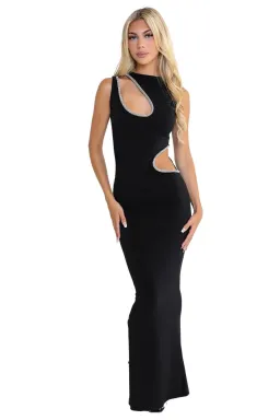 Ivona Skelo Viva Dress Black Size 8 for rent on The Volte - image 3