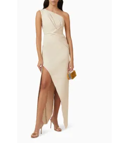 Rachel Gilbert Luna Gown in Oat Size 2 /AU10 for rent on The Volte - image 2