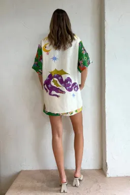 Alemais Seeker Shirt Print Size 6 and Short Print Size 6 for rent on The Volte - image 3
