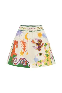 Alemais Seeker Shirt Print Size 6 and Short Print Size 6 for rent on The Volte - image 4