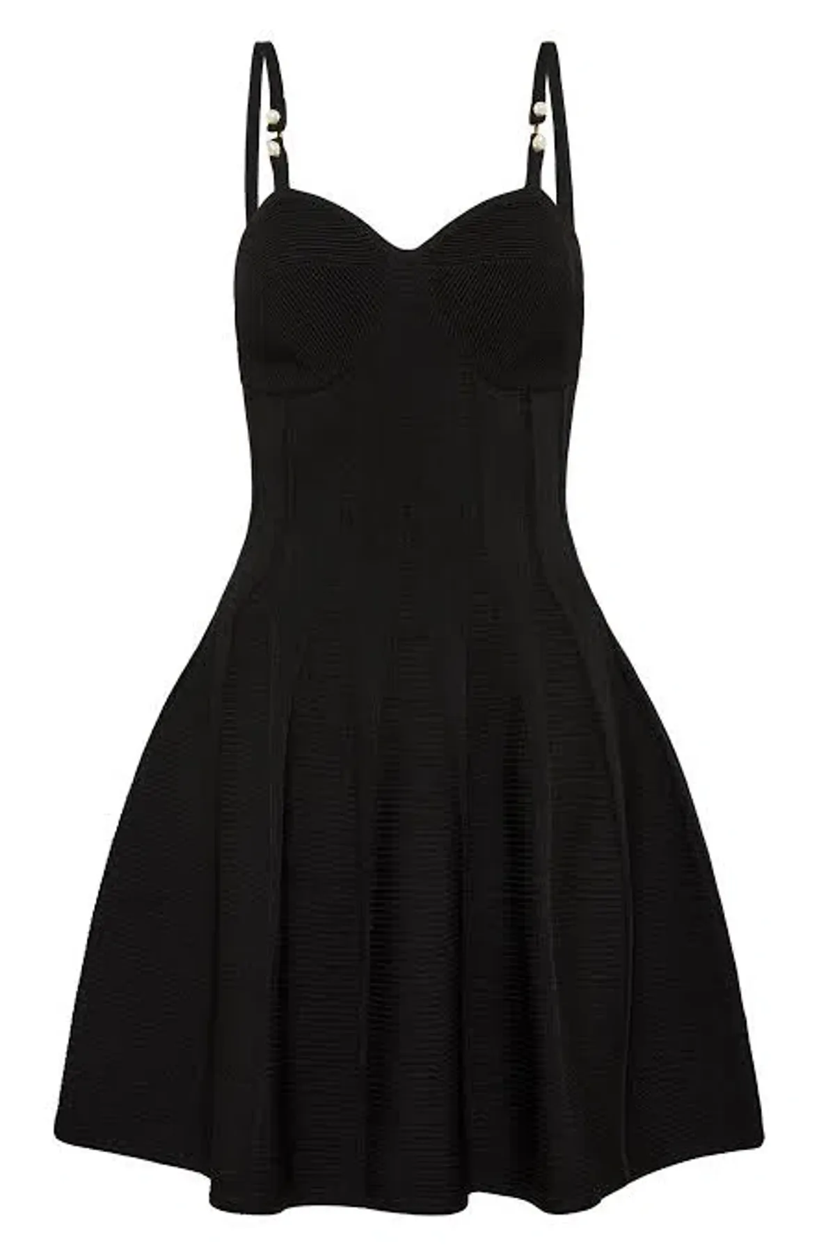 Aje Phaedra Ottoman Bustier Mini Dress Black Size L / AU 12 - Image 6