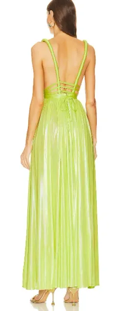 Bronx and Banco Goddess Gown Green Size S / AU 8 for rent on The Volte - image 2