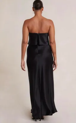Bec & Bridge Dreamer Overlay Maxi Dress in Black Size 8 for rent on The Volte - image 2
