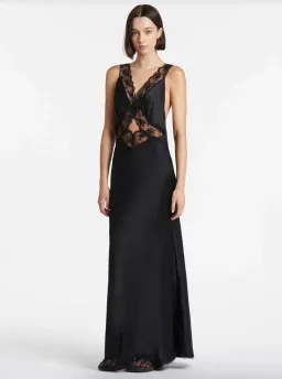 Sir The Label Aries Cut Out Gown Black Size 1 / AU 8 for rent on The Volte - image 1