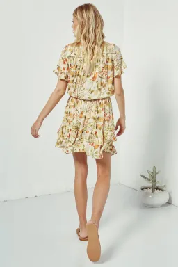 Spell Sayulita Mini Dress Floral Size 6 for rent on The Volte - image 2