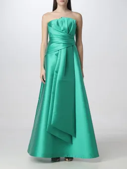 Alberta Ferretti Strapless Gown Green Size 8  for rent on The Volte - image 1