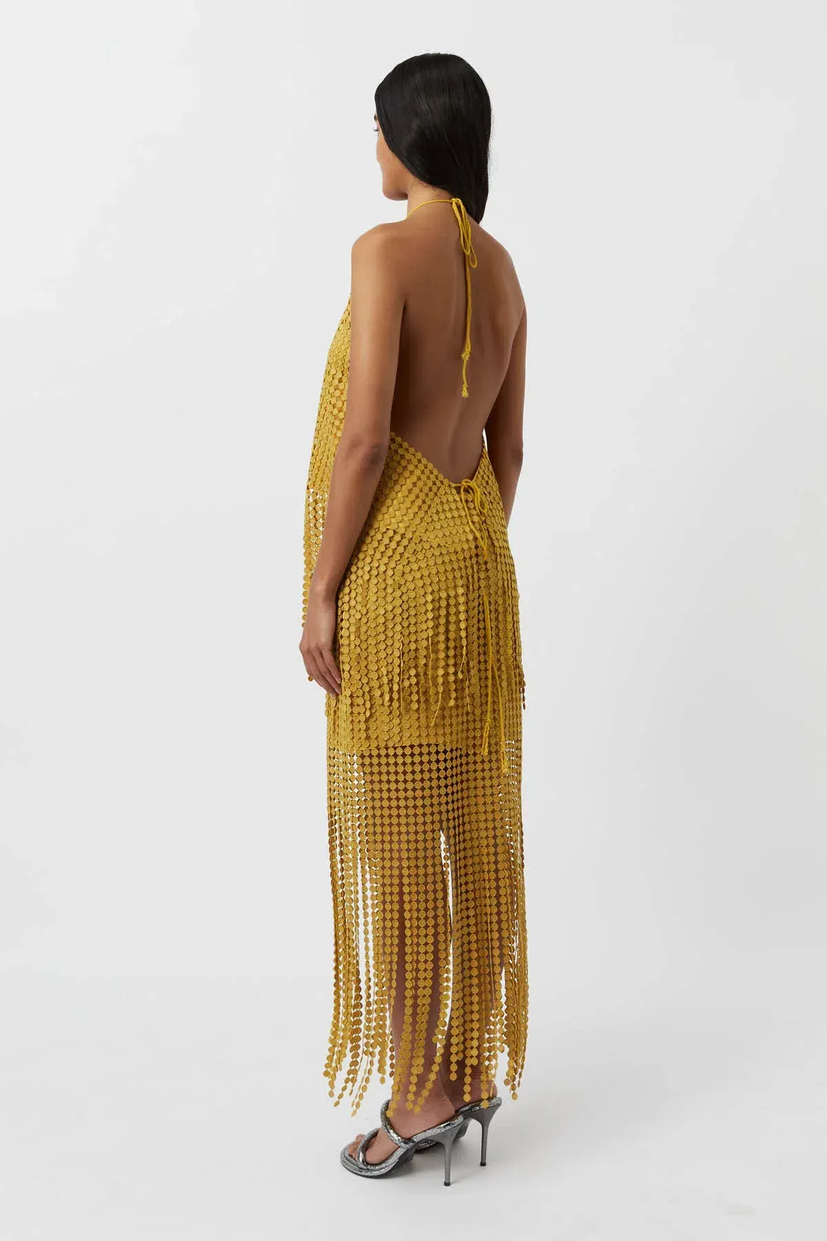 Camilla and Marc Freya Lace Skirt Citron Yellow Size 8  - Image 2
