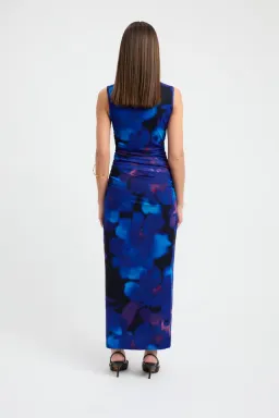 Kookai Dusk Midi Dress Multi Size 12 for rent on The Volte - image 2