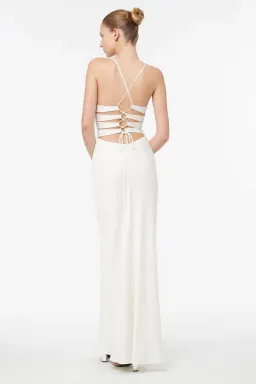 Manning Cartell Time To Shine Maxi Dress Off White Size 6 for rent on The Volte - image 2