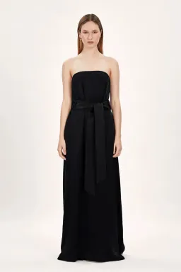 Ginger & Smart Cursive Gown Black Size 8 for rent on The Volte - image 1