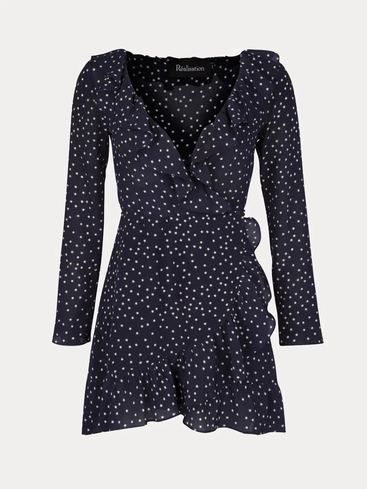 Realisation Par The Alexandra Mini Dress Navy Star Size M / AU 10 - Image 3