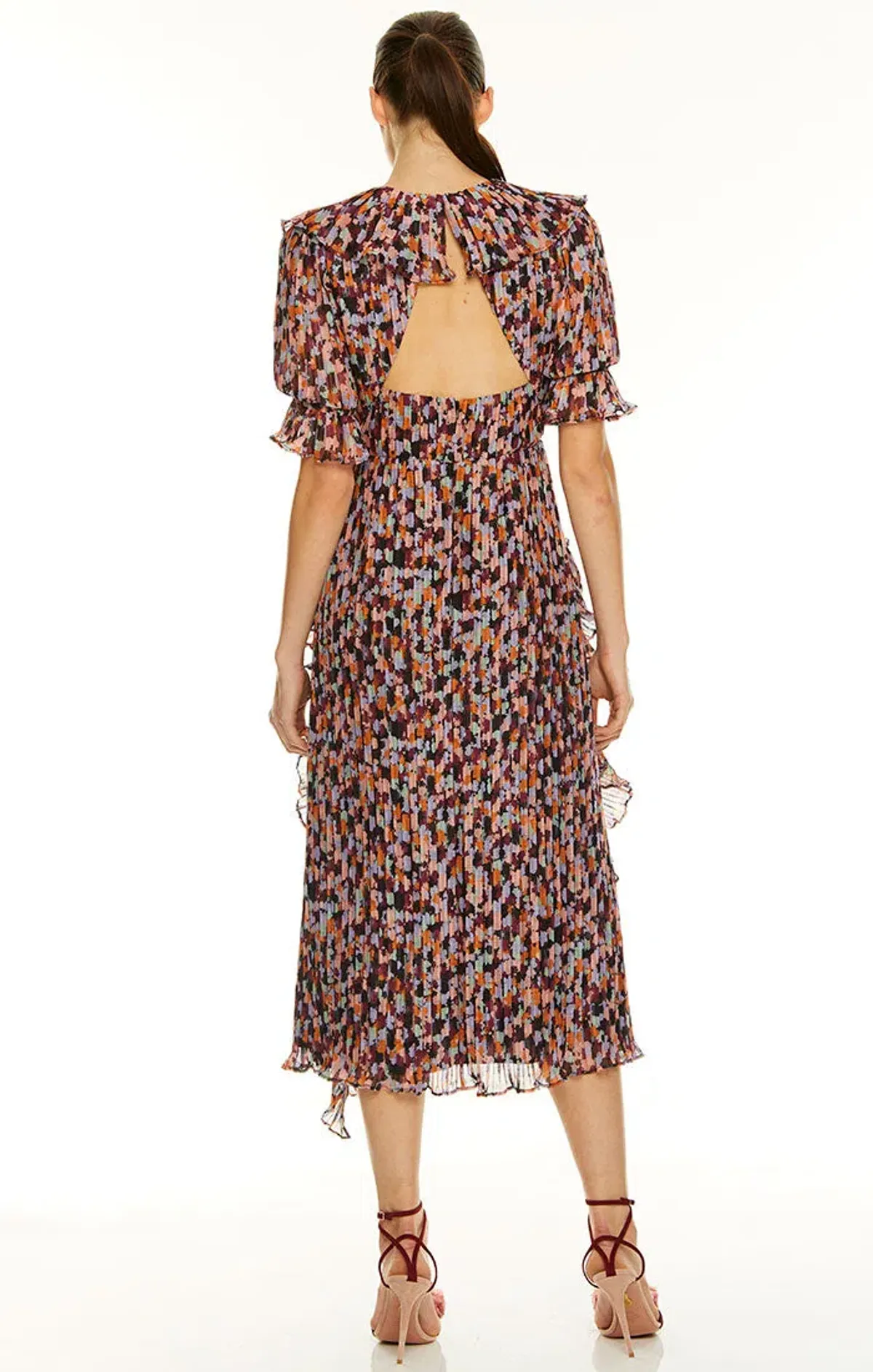 Talulah Sweet Sugar Midi Dress Floral Size L - Image 3