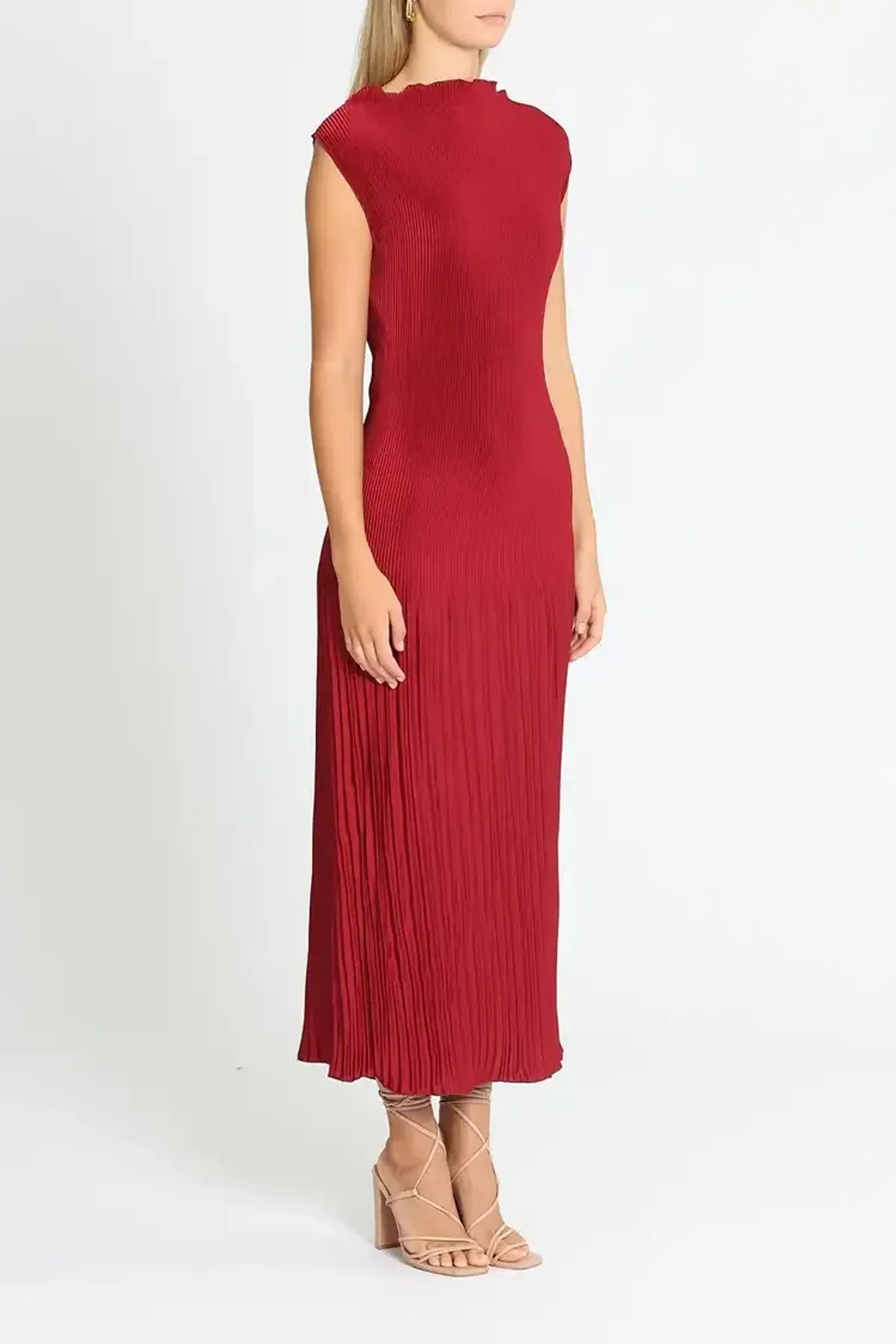 Lidee Soiree Moss Gown in Ruby Size 12 - Image 2