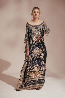 Camilla Friend In Flora Round Neck Kaftan One Size for rent on The Volte - image 1