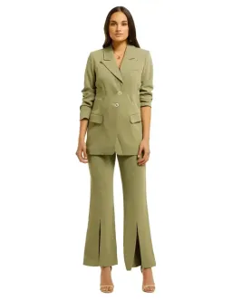Elliatt Coppelia Two-Piece Suit Khaki Size 6 for rent on The Volte - image 1