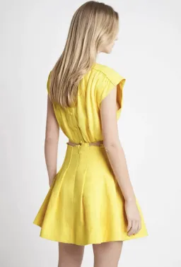 Aje Byblos Crop Skirt & Top Set Yellow Size 6-8 for rent on The Volte - image 2