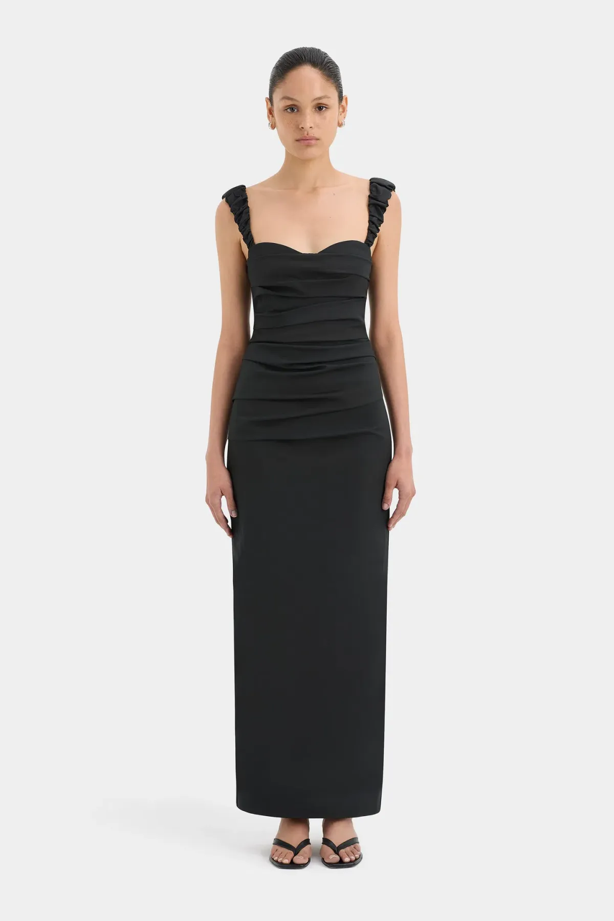 Sir The Label Azul Balconette Gown Black Size 2 / AU 10 - Image 1
