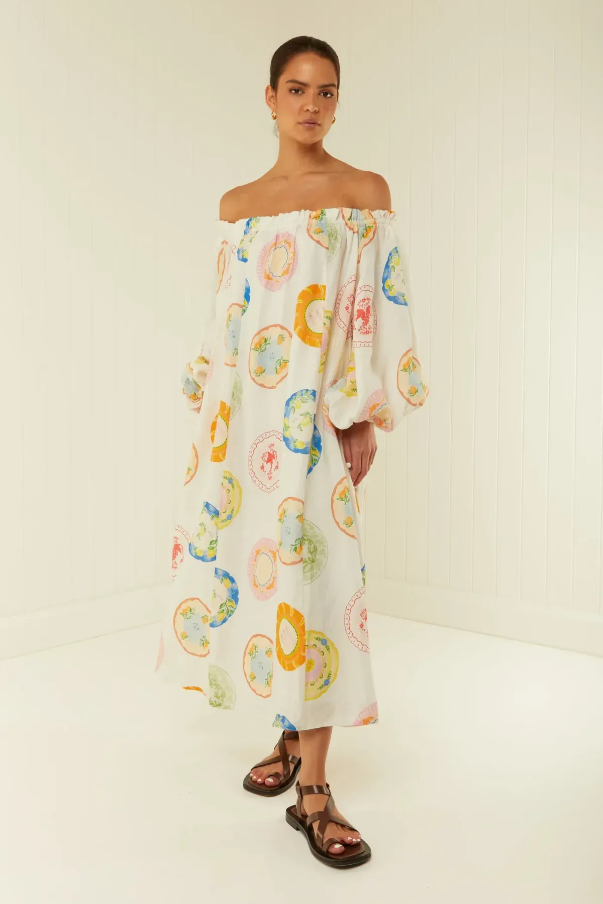 Palm Noose Sicily Dress Multi Print One Size - Image 2