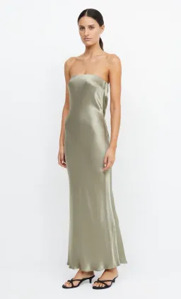 Bec & Bridge Moon Dance Strapless Maxi Sage Size 8 for rent on The Volte - image 2