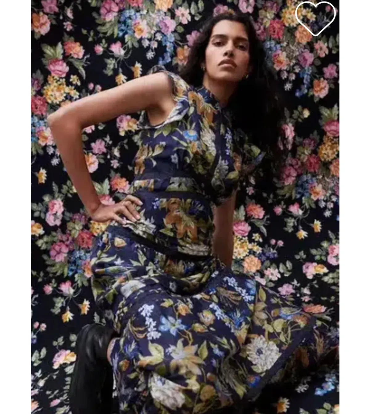 Sir the Label Lilian Tiered Gown Floral Size 2/AU 10 - Image 4