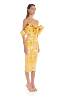 Eliya the Label Brielle Midi Dress Floral Size 10 for rent on The Volte - image 5
