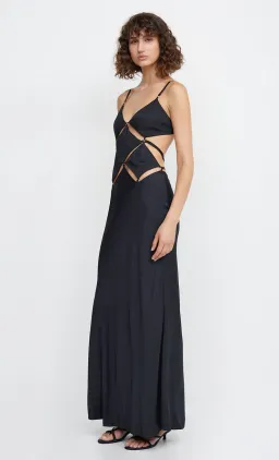 Bec & Bridge Diamond Days Strap Maxi Dress Black Size S / AU 8 for rent on The Volte - image 3