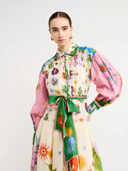 Alemais Seeker Shirt Dress Multi Size XXL/Au 16 for rent on The Volte - image 2