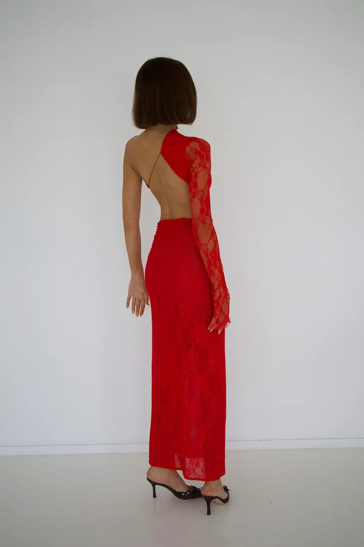 Deconduart Quinta Gown Red Size 8 - Image 2