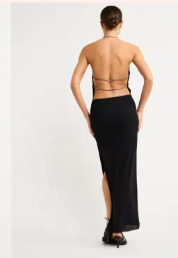 Bec & Bridge Lexie Cowl Maxi Dress Black Size 8 for rent on The Volte - image 3
