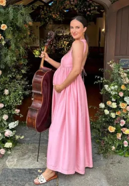 Oroton Strappy Sun Dress Pink Size AU 10 for rent on The Volte - image 5