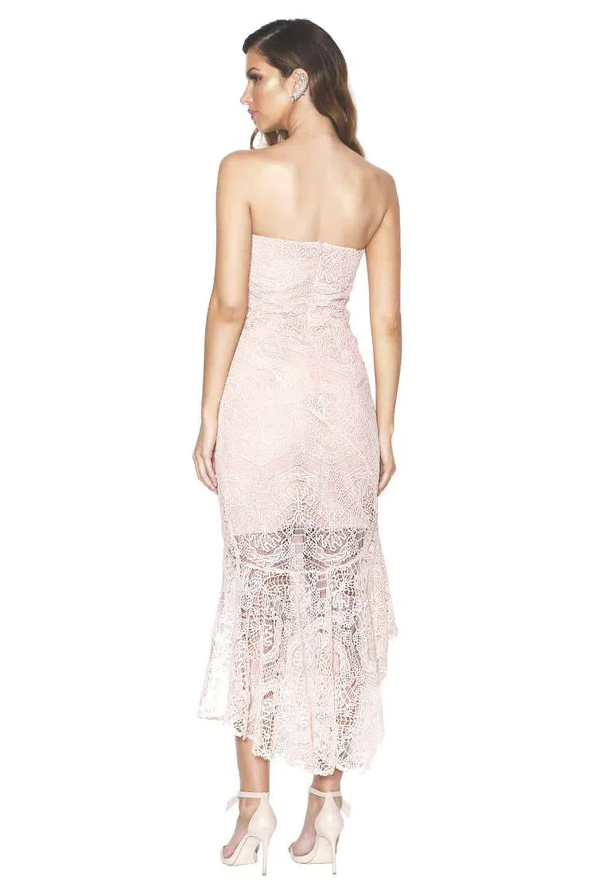 Grace & Hart Majestic Midi Dress Blush Size 8 - Image 3
