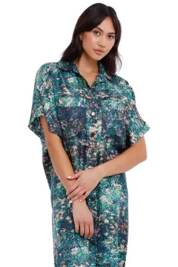 Ginger & Smart Night Grass Mini Shirt Dress Multi Size 12 for rent on The Volte - image 2