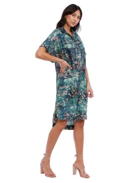 Ginger & Smart Night Grass Mini Shirt Dress Multi Size 14 for rent on The Volte - image 1