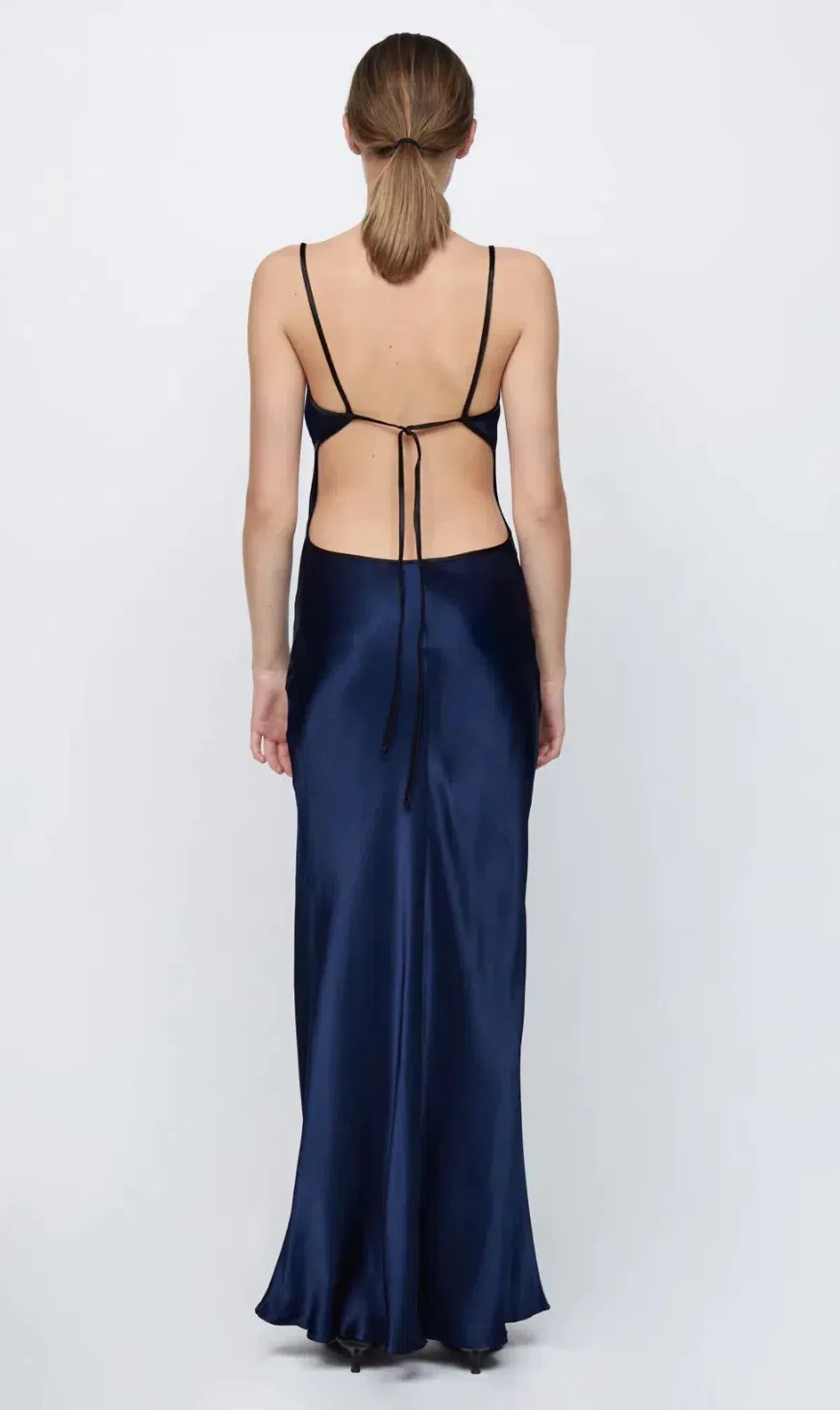 Bec & Bridge Cedar City Maxi Dress with Cut Out Navy Black Size 10 - Image 3