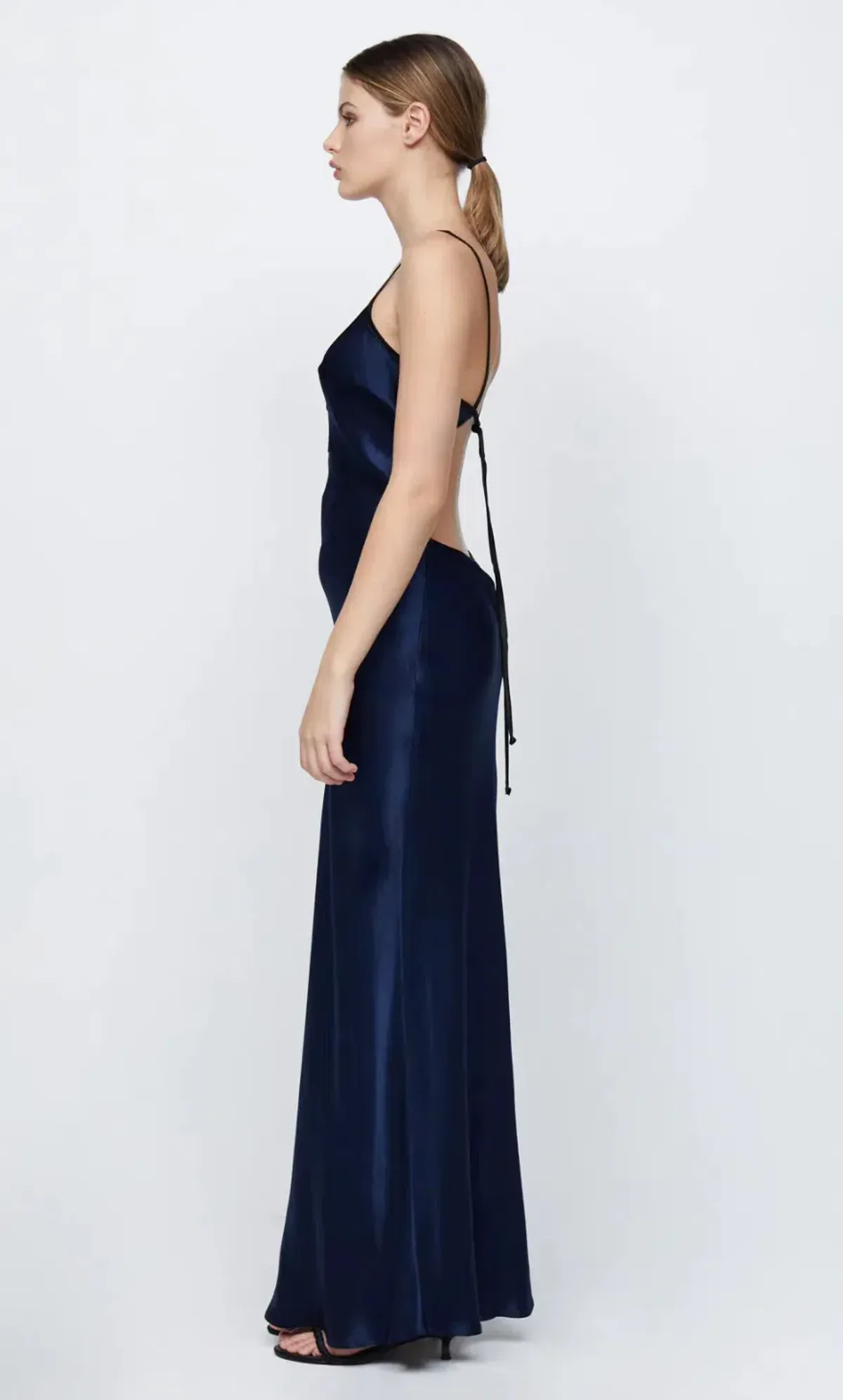 Bec & Bridge Cedar City Maxi Dress with Cut Out Navy Black Size 10 - Image 2