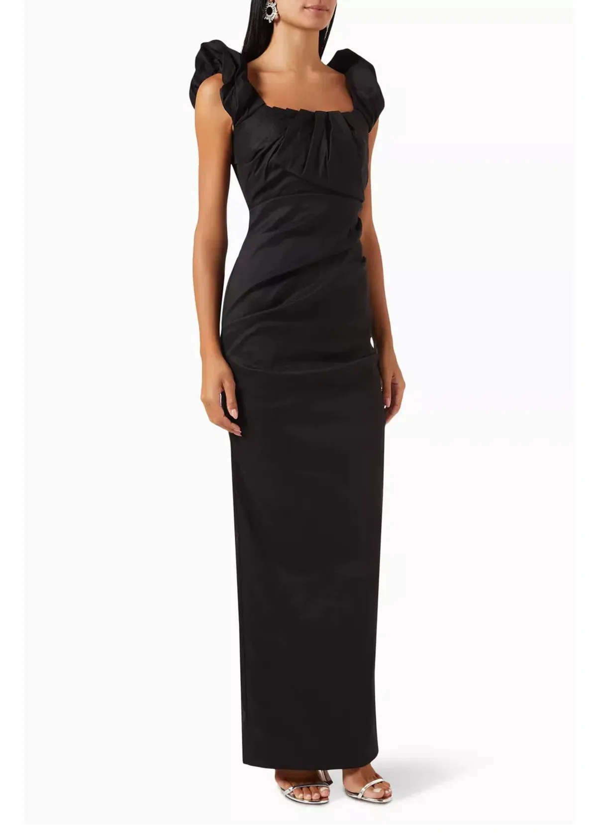Rachel Gilbert Kalina Gown Maxi Dress in Black Size AU 8 - Image 1