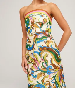 Alemais Ozma Bodice Dress Cream Multi Size 10 for rent on The Volte - image 2