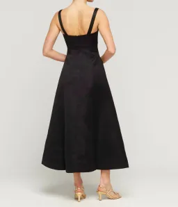 Leo Lin Odette Midi Dress Ebony Size 8 for rent on The Volte - image 3