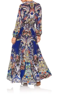 Camilla Darling's Destiny Shirred Relaxed Fit Dress Multi Size M/ AU 12 for rent on The Volte - image 6
