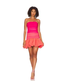 Nbd Anaisha Mini Dress in Pink Multi Size 8  for rent on The Volte - image 1