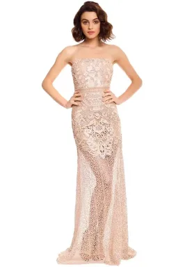 Grace and Hart Adele Gown in Blush Size 12 for rent on The Volte - image 1
