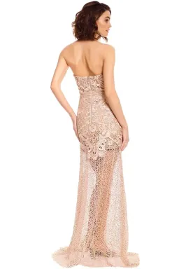 Grace and Hart Adele Gown in Blush Size 12 for rent on The Volte - image 3