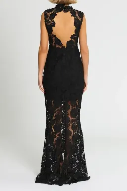 Grace and Hart Espresso Gown in Black Size 10 for rent on The Volte - image 5