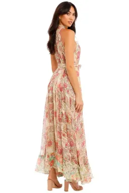 Hemant & Nandita Nova Midi Dress With Belt Floral Size 8 for rent on The Volte - image 2