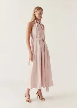 Aje Mariel Trapeze Dress in Soft Pink Size 10 for rent on The Volte - image 2