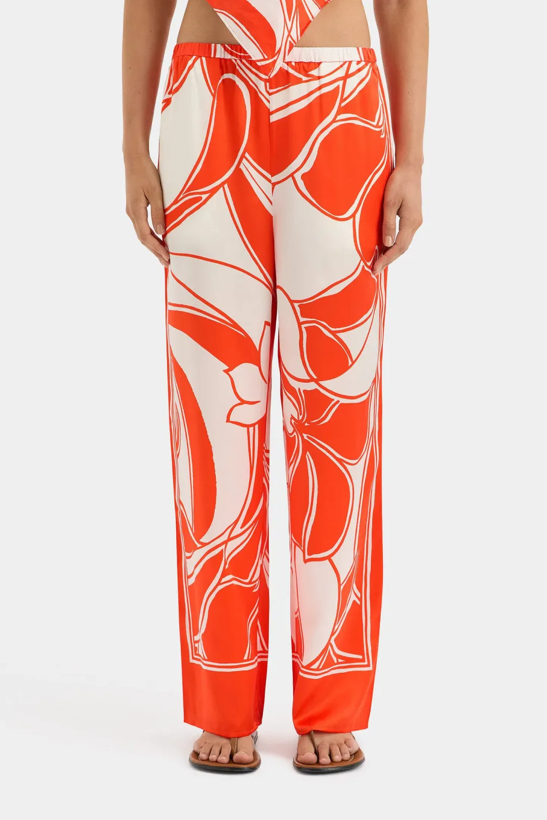 Sir the Label Ramona Scarf and Pant Set Mariposa Lily Size 8 for rent on The Volte - main image