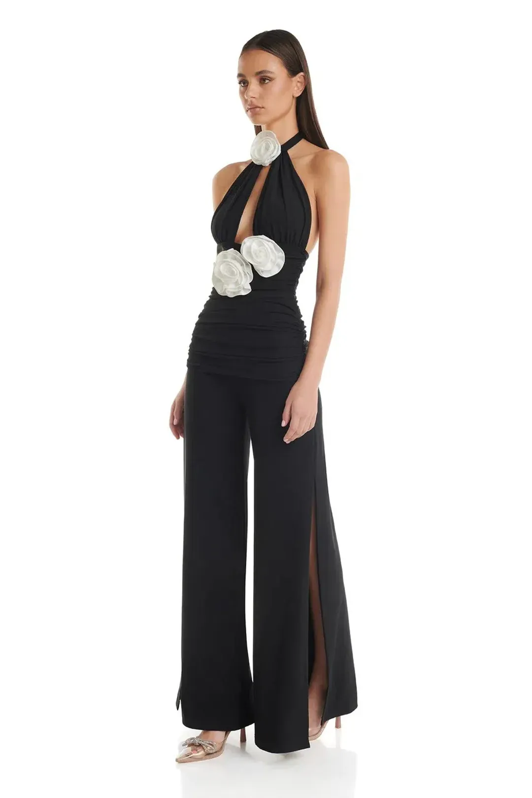 Eliya The Label Leontina Jumpsuit Black Size M / AU 10 for rent on The Volte - main image