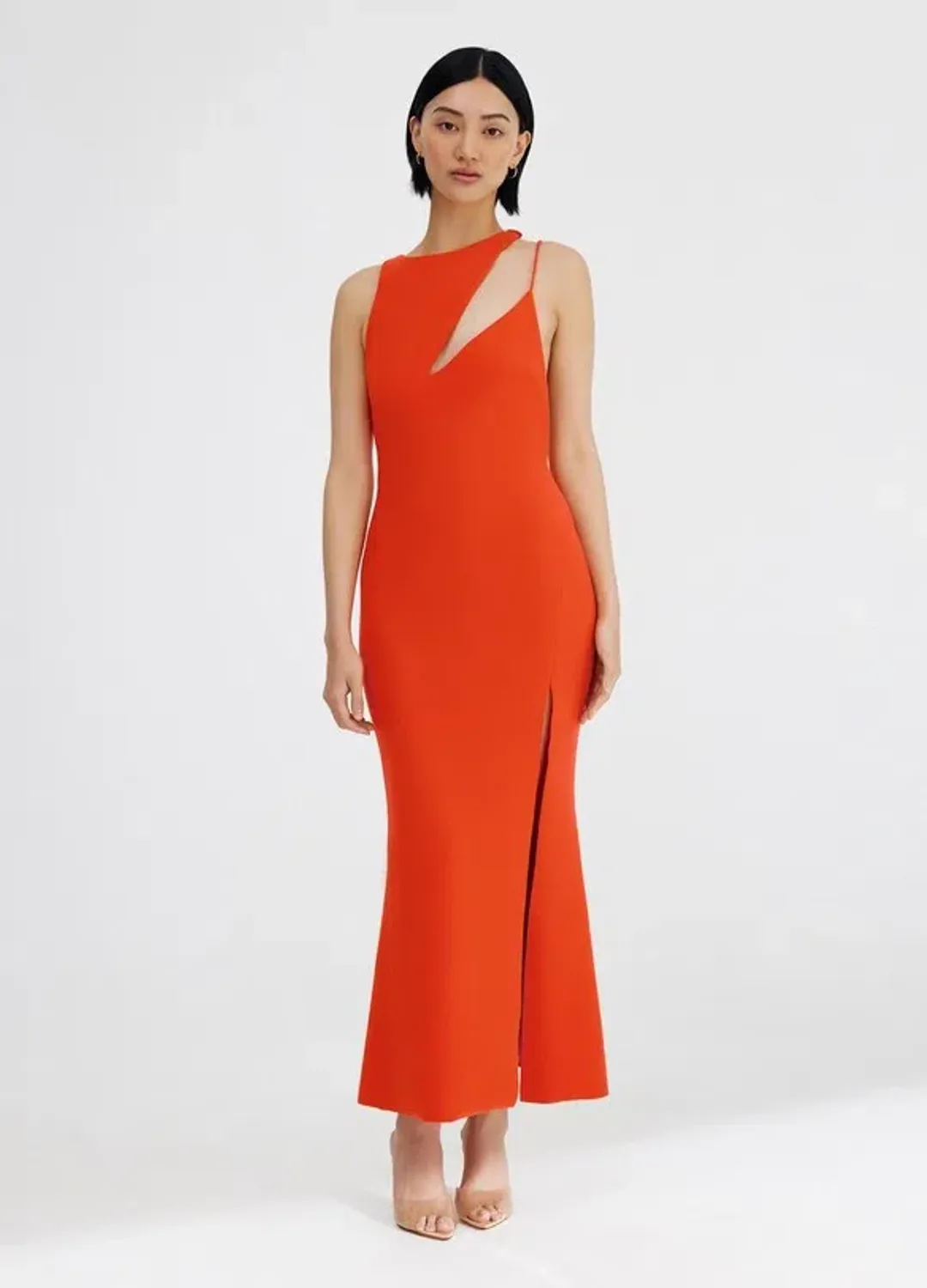 Significant Other Quinn Dress in Rust Red Size 8  for rent on The Volte - main image