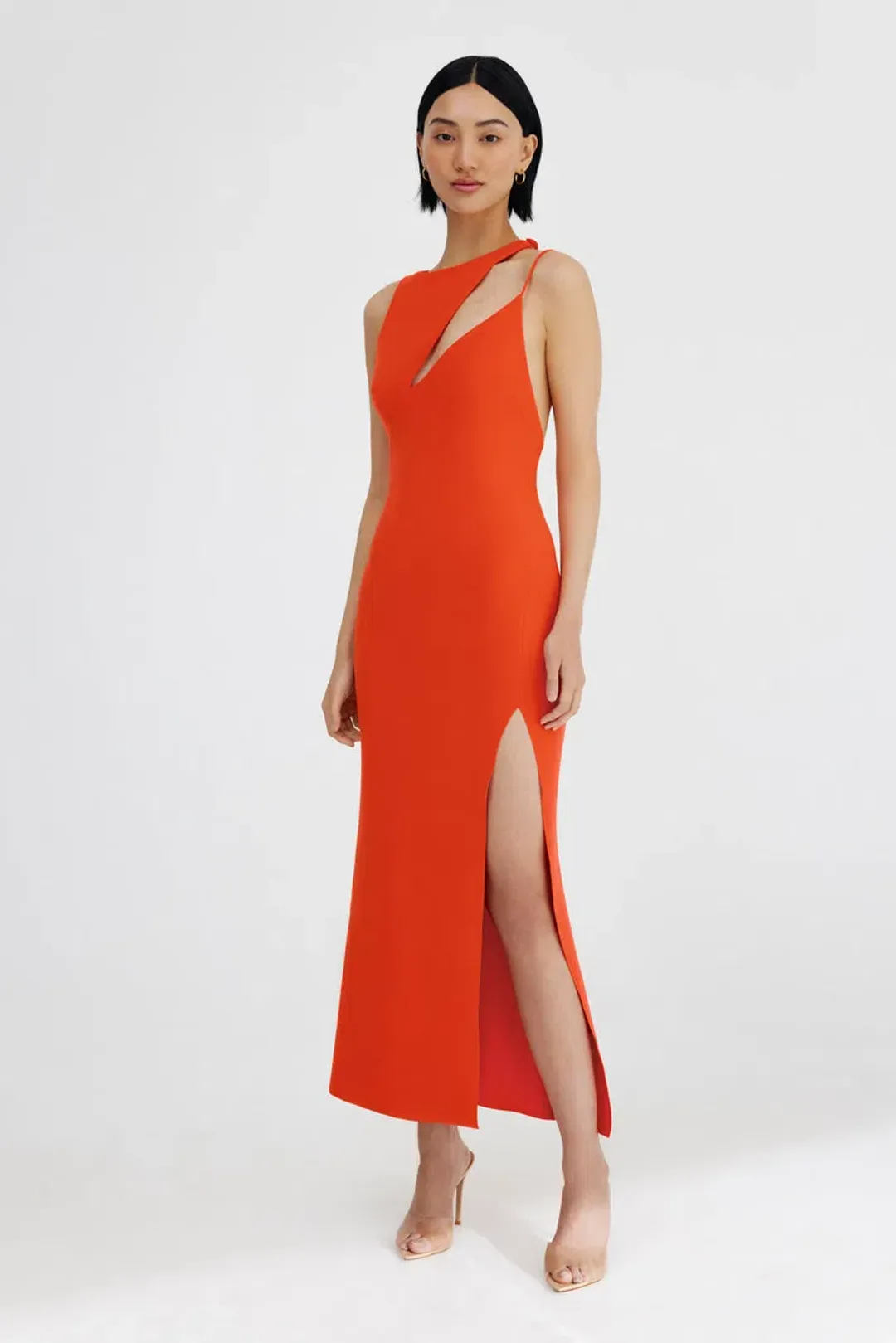 Significant Other Quinn Dress in Rust Red Size 8  for rent on The Volte - main image